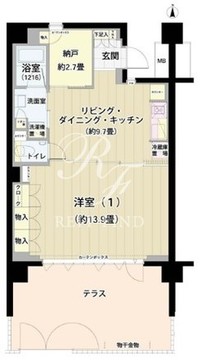 ガーデニエール砧レジデンス 112 間取り図