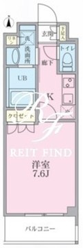 リージア三軒茶屋 503 間取り図
