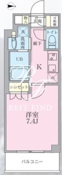 リージア三軒茶屋 309 間取り図