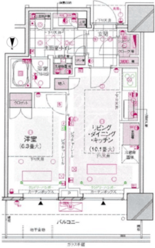 ブランズ渋谷桜丘 1820 間取り図