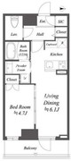 アルファプライム東陽町 904 間取り図