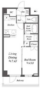 アルファプライム東陽町 906 間取り図