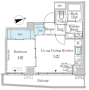 インスタイルレジデンス本駒込 303 間取り図