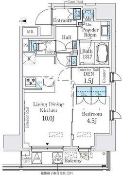 ベルファース錦糸町サウス 505 間取り図