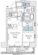 ベルファース錦糸町サウス 805 間取り図