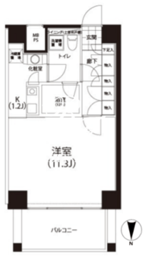 クイズ恵比寿 704 間取り図