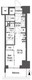 コンフォリア東新宿 812 間取り図
