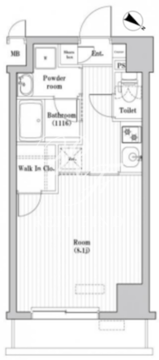 レジデンス北大塚 304 間取り図