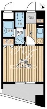 アブレスト西日暮里 602 間取り図