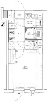 ジェノヴィア新大塚 102 間取り図