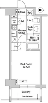 コンフォリア下北沢 513 間取り図