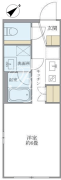 iON中目黒 E-302 間取り図