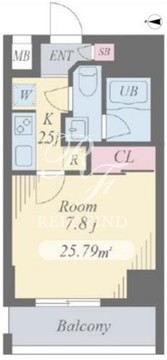 ベルウッドウエスト 501 間取り図