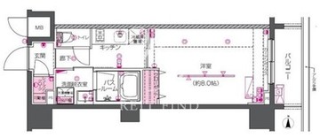 ズーム戸越銀座 207 間取り図