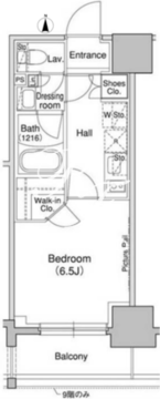 ブリリアンクラス高円寺 1303 間取り図
