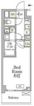 アイフラット馬込 312 間取り図