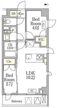 アイフラット馬込 311 間取り図