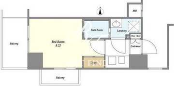 KDXレジデンス中延 701 間取り図