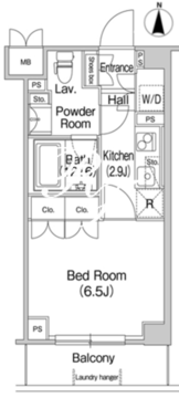 コンフォリア駒場 224 間取り図