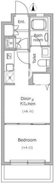 レジディア笹塚 507 間取り図