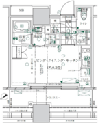 ローレルタワールネ浜松町 513 間取り図