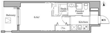 レジディア蒲田2 803 間取り図