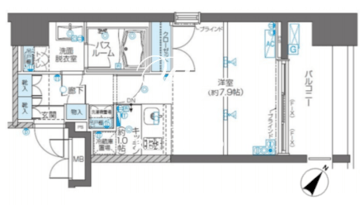 ズーム目黒 802 間取り図