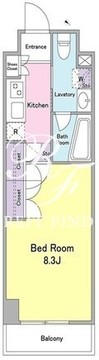ケリア西馬込アジールコート 404 間取り図