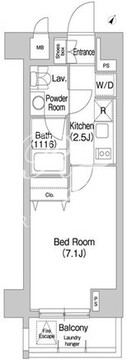 コンフォリア豊洲 327 間取り図