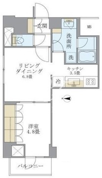 ブリリアイスト北沢 306 間取り図