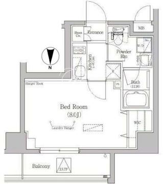 ベルフェリーク木場 602 間取り図