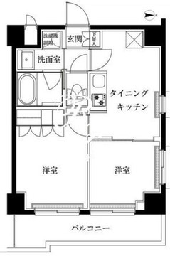 ルーブル志村坂上 301 間取り図