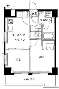 ルーブル志村坂上 503 間取り図