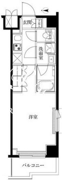 ルーブル志村坂上 404 間取り図