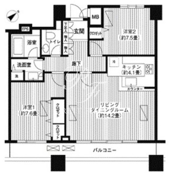 LOOP-M 1803 間取り図