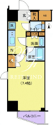 ジェノヴィア新宿早稲田グリーンヴェール 303 間取り図