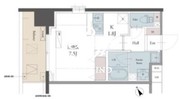 ラグゼナ用賀 1402 間取り図