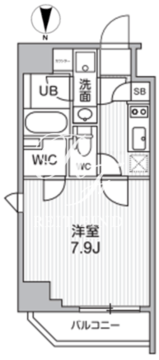 オルタナ東池袋 606 間取り図
