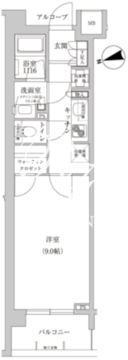 コンフォリア目黒青葉台 225 間取り図