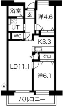 アクティ目黒駅前 1-518 間取り図