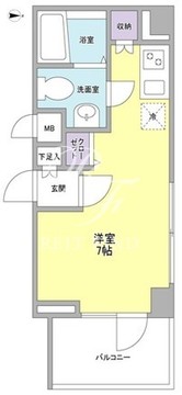 リバーレ秋葉原 1201 間取り図