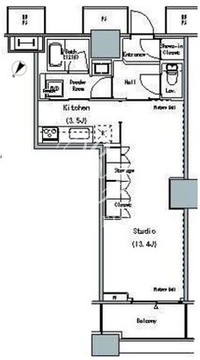ザ東京タワーズミッドタワー 520 間取り図