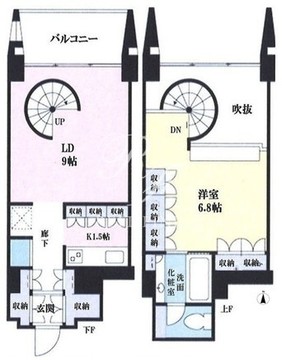 N3ユニテ 702 間取り図