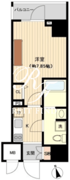 オーキッドレジデンス上野 406 間取り図
