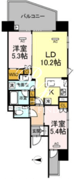 セントラルレジデンス東中野 1201 間取り図