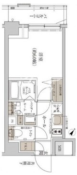 エステムプラザ品川西小山 506 間取り図