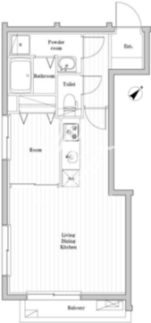 アーバンパーク亀戸 301 間取り図