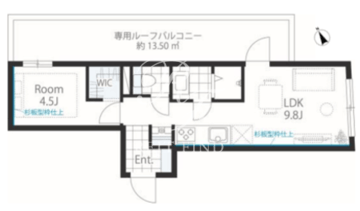 白金レーベル 301 間取り図