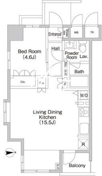 プライムアーバン池袋 1005 間取り図