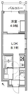 AQUAレジデンス三軒茶屋 101 間取り図